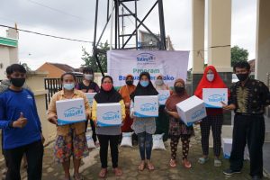 50 Paket Bantuan Bahan Pokok Disalurkan Rumah Yatim untuk Warga Prasejahtera Lampung
