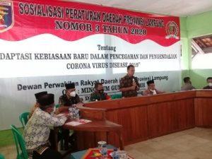 Ketua DPRD Lampung Beri Pemahaman Kepada Masyarakat Menghadapi Covid-19