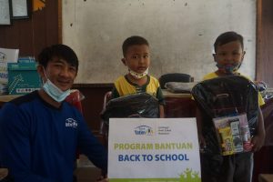Bantuan Pendidikan Rumah Yatim Untuk SDN 1 Kimaja Way Halim Lampung