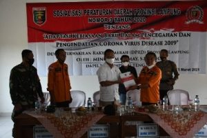 Ketua DPRD Lampung Sosper AKB  di Lampung Tengah