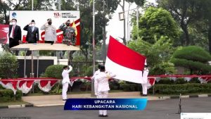 Pemprov Lampung Ikuti Upacara Hari Kebangkitan Nasional ke 113 Tahun 2021