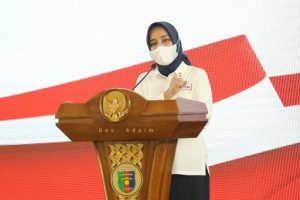 Sah, Riana Sari Arinal Jabat Ketua PMI Provinsi Lampung Masa Bakti 2020-2025