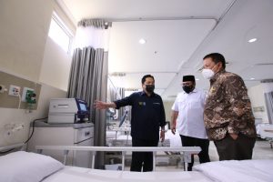 Arinal Dampingi Menteri BUMN dan Menteri Agama RI Tinjau Kesiapan RS. Pertamina Bintang Amin Ekstensi Asrama Haji Lampung