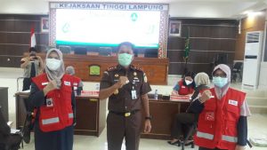Kejati Bersama PMI Lampung Gelar Donor Darah