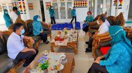 Ketua TP-PKK Tanggamus Serahkan Bantuan untuk Warga yang Isoman. Ist