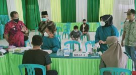 Wakil Bupati Tinjau Pelaksanaan Vaksinasi Untuk Masyarakat. ISt