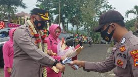 Secara Sederhana Polres Tanggamus Gelar Pisah Sambut. Ist