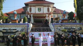 Peringati HUT RI ke 76 Bupati-Forkopimda Tanggamus Gelar Upacara dan Ziarah Makam Pahlawan. Ist