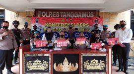 Polres Tanggamus Lampung Ungkap Peredaran Sabu-Sabu Senilai Rp 100 Juta. Ist
