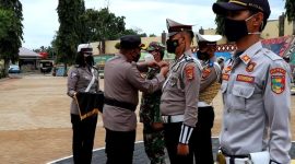 Polres Tanggamus Gelar Pasukan Operasi Zebra Krakatau 2021. iST