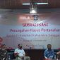 Kantor Agraria dan Tata Ruang/Badan Pertanahan Nasional (ATR/BPN) Kabupaten Tanggamus menggelar sosialisasi pencegahan kasus pertanahanan di Hotel 21 Gisting, Tanggamus, Rabu (17/11/21). Ist
