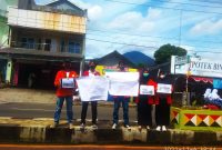 Mahasiswa STEBI Tanggamus Galang Dana Korban Bencana Erupsi Gunung Semeru. Ist