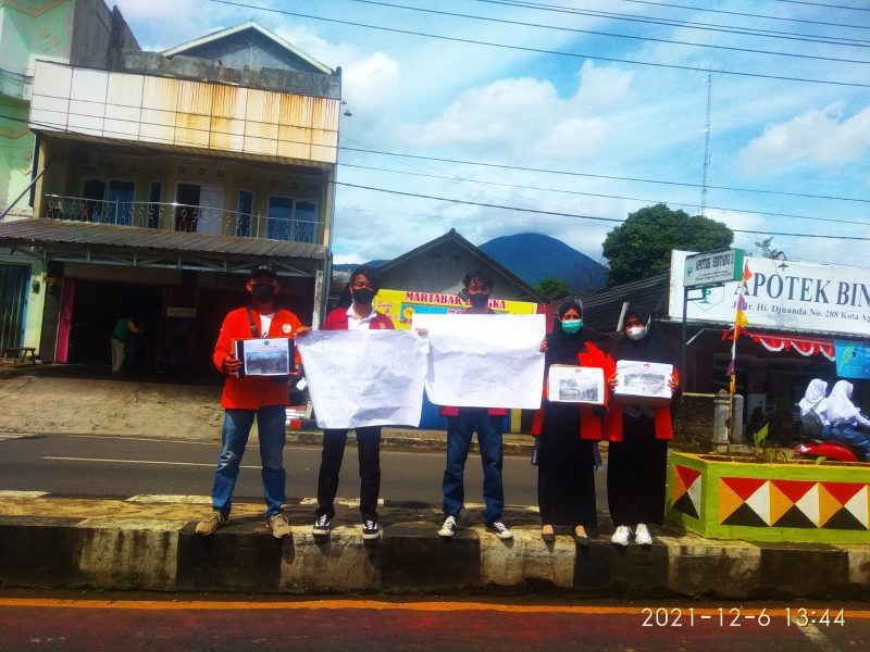 Mahasiswa STEBI Tanggamus Galang Dana Korban Bencana Erupsi Gunung Semeru. Ist