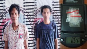 Asik Konsumsi Narkotika, Dua Orang Pria Ditangkap Polisi di SD Negeri 1 Menggala