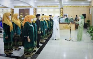 Ketua DPW LASQI Provinsi Lampung Kukuhkan Pengurus DPD LASQI Kabupaten Lampung Utara