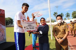 Riana Sari Saksikan Final Kejuaraan SOIna Provinsi Lampung