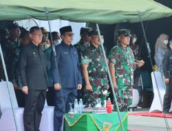 Fahrizal Darminto, Hadiri Upacara Pengantaran Satgas Operasi Pamtas RI-PNG Yonif 143/TWEJ TA. 2022