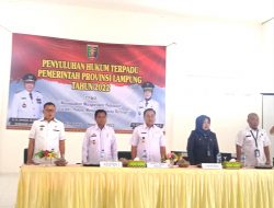 Pemprov Lampung Lakukan Penyuluhan Hukum Terpadu di Kabupaten Pringsewu