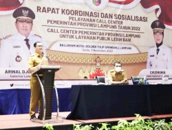 Pemprov Lampung Gelar Rapat Koordinasi dan Sosialisasi Pelayanan Call Center