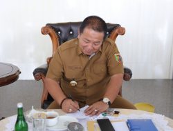 Tahapan Pemilu Serentak 2024, KPU Lampung Laksanakan Coklit kepada Gubernur Arinal Djunaidi di Mahan Agung