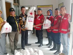 PMI Lampung Distribusikan Bantuan Ke Lokasi Bencana Banjir di Lampung Tengah