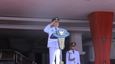 Qudrotul Ikhwan, menjadi Inspektur Upacara peringatan HUT Kabupaten Tulang Bawang Ke-26