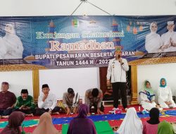 Kunjungan Ramadhan Di Desa Suka Maju, Bupati Dendi Disambut Antusias Warga 
