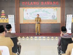 PJ Bupati Qudrotul Ikhwan  bersama BAZNAS Kabupaten Tulang Bawang gelar “Gerakan Cinta Zakat”
