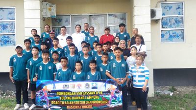 Wakili Lampung Atlet Sepakbola SSB CASSAVA dan Tim Sepakbola Bina Bangsa Bandar Lampung Siap Berlaga  Tingkat Nasional Piala ASC di Kota Bogor