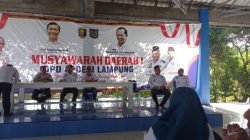 M. Hijrah Syahputra Nahkodai DPD APDESI Lampung Pada Musda Ke I di Vila Puncak Batu Putu
