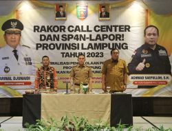 Pemprov Lampung Gelar Rakor Bersama Pengelola Pengaduan Layanan Publik Pemerintah Kabupaten dan Kota