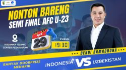 Dukung Timnas, Bupati Dendi Gelar Nonton Bareng Semifinal Piala Asia U-23