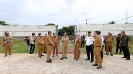 Pj Gubernur Bersama Jajaran Tinjau Stadion Pahoman 