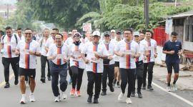 Pj Gubernur Lampung saat Mengikuti acara Gencarkan Run 2024