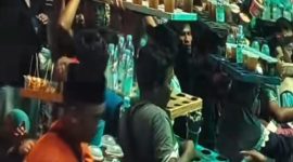 pedagang es di pengajian 
