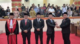 Sah, Empat Pimpinan DPRD Kota Bandar Lampung Resmi Dilantik, Rabu (23/20/2024) 