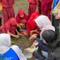 Program kerja berupa penanaman apotek hidup di lingkungan SDN Pamulihan, yang dilakukan oleh Mahasiswa KKN Unila.