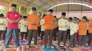 MTsN 2 Pesawaran Konsisten Tingkatkan Karakter Religius Peserta Didik melalui Salat Duha Bersama