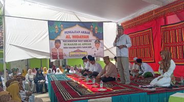 Di Depan Ratusan Jamaah, Kades Jamak Udin Tekankan Pentingnya Ukhuwah Islamiyah