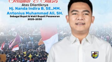 Pasca Pelantikan Bupati & Wakil Bupati Pesawaran, Alfan Rois Sampaikan harapan pemuda