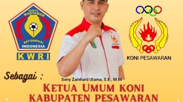 Ketua KWRI Pesawaran Ucapkan Selamat Kepada Sonny Zainhard Utama atas Kembalinya Pimpin KONI Pesawaran
