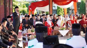 Bupati dan Wakil Bupati Tubaba Hadiri Ramah Tamah Bersama Anggota Paskibraka