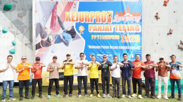 Wakil Bupati Nadirsyah Buka Kejuaraan Provinsi Panjat Tebing Lampung Tahun 2025 di Tubaba