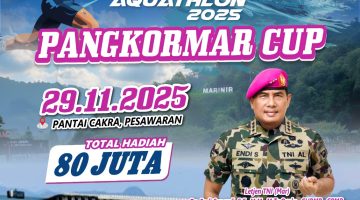 Aquathlon & Motor Trail: Dua Event Marinir untuk Masyarakat dan Promosi Pesawaran