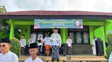 MTsN 2 Pesawaran Perkuat Karakter Melalui Apel Kebangsaan dan Istighosah Peringati Hari Santri Nasional