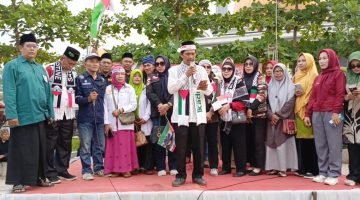 Masyarakat Pesawaran Gelar Aksi Damai, Desak Dunia Internasional Hentikan Pembantaian di Gaza