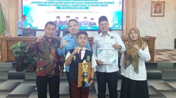 Muazzam Zaidan Firmansyah, Jawara IPAS Lampung yang Akan Wakili Pesawaran di Olimpiade Madrasah Nasional