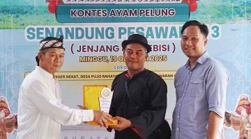 HIPPAPI Beri Penghargaan ke Abu Musa Sebagai Pelopor Ayam Pelung Di Lampung