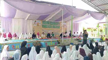Hari Santri Nasional, MIN 1 Pesawaran Gelar Tabligh Akbar Hadirkan Ajis Gagap dan Ustad Hasan Kosasih