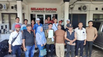 Orator JARUM Laporkan Anggota POLPP Ke Polres Tuba Terkait Dugaan Penganiayaan saat gelar aksi Damai DiKantor Bupati Pekan Lalu